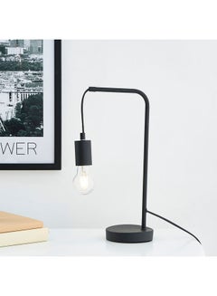 Buy Harper Metal Wire Table Lamp Black 13x40x13cm in Saudi Arabia