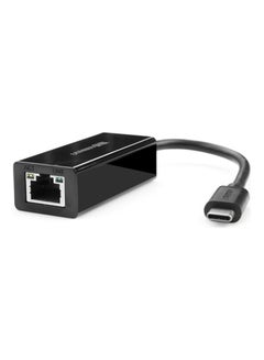 Buy USB Type C To 10/100Mbps Ethernet Adapter Black in Egypt