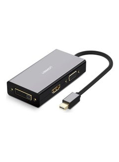 Buy Mini DP To HDMI/VGA/DVI Converter Black in Egypt