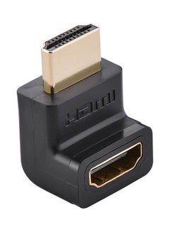 Buy HDMI Male To Female Adapter Up Black in Egypt