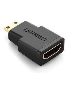 Buy Mini HDMI Male To HDMI Female Adapter Black in Egypt