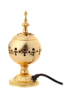 Buy Vintage Style Electric Incense Burner Gold in UAE