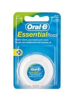 Buy Mint Waxed Essential Floss White 50meter in UAE