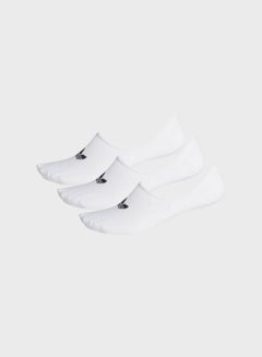 Buy 3 Pair Low-Cut Socks White/Black in UAE