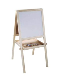 Buy Natural Wood Easel Beige/White in Saudi Arabia