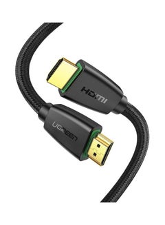 اشتري كابل مضفر HDMI ذكر إلى ذكر أسود في الامارات