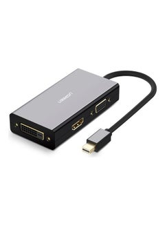 اشتري محول من منفذ Mini DP إلى منفذ HDMI وVGA وDVI أسود في مصر