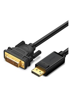 Buy Display Port Male To DVI Male Cable Black in UAE