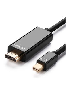 Buy Mini DP Male To HDMI Cable Black in UAE