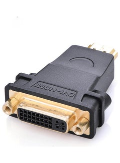 Buy HDMI Male To DVI Female Adapter Black in UAE