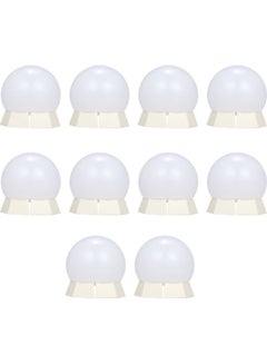 Buy 10 LED Vanity Mirror Lights Kit White 27.00x5.60x10.70cm in Egypt