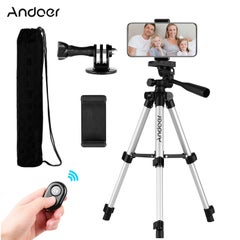 Buy Mini Desktop Tripod Stand Silver in Saudi Arabia