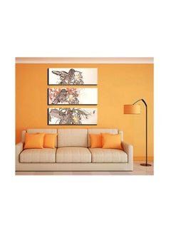 Buy 3-Piece Lo2Lo2 Decor  Modern Wall Art Tableau Set Multicolour 41 X 41cm in Egypt