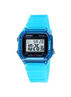 Buy Men's 1698 Square Digital Luminous 5 ATM Waterproof Luxury Sport smart Wrist Watch in Saudi Arabia