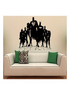 Buy Super Heroes Decorative Vinyl Sticke Black 50x78cm in Egypt