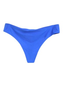 Buy Solid Invisible Seamless Panty Dark Blue in Saudi Arabia