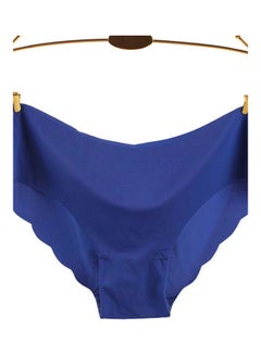 Buy Low Waist Seamless Brief Blue in Saudi Arabia