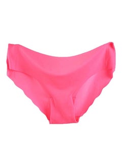 Buy Low Waist Seamless Brief Rose Red in Saudi Arabia