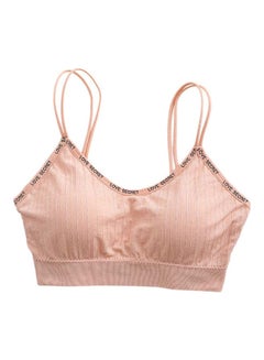 Buy Seamless Sports Bra Pink in Saudi Arabia