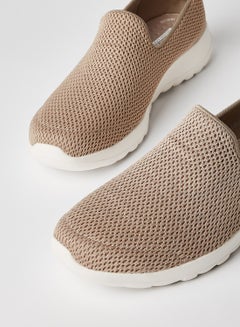 SKECHERS GOwalk Joy Walking Shoes Taupe 
