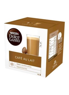 Buy Dolce Gusto Café Au Lait 16 Capsules 10grams in UAE