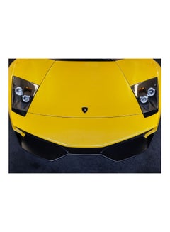 Buy Lamborghini Themed Wall Sticker Yellow/Black/Grey 160x120cm in Egypt