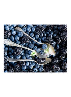 Buy Blueberries Themed Wall Sticker Multicolour 160x120cm in Egypt