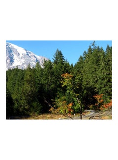 Buy Mountains Themed Vinyl Self Adhesive Wall Sticker Multicolour 160x120cm in Egypt