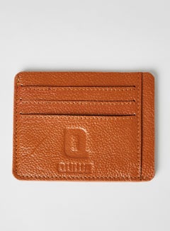 Buy Genuine Leather Card Holder Tan in Saudi Arabia