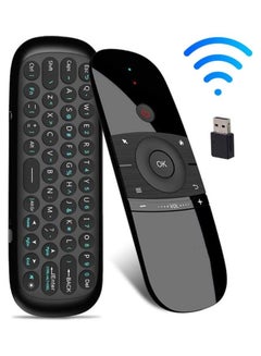 Buy Mini Wireless Keyboard Air Mouse IR Remote Control Black in Saudi Arabia