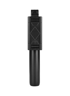 Buy Remote Handheld Folding Tripod Selfie Stick Black in UAE