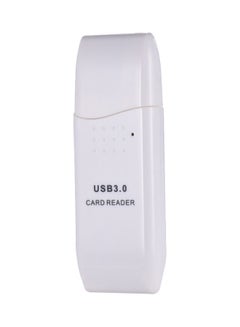 Buy USB 3.0 Card Reader White in UAE