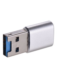 Buy Multifunction Micro SD Card Reader Silver in UAE