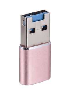Buy Multifunction Card Reader Pink/Silver in UAE