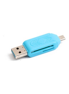 Buy Portable Internal Card Reader Blue in Saudi Arabia