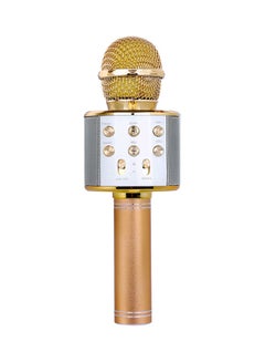 Buy Professional Wireless Microphone Gold/Silver in UAE