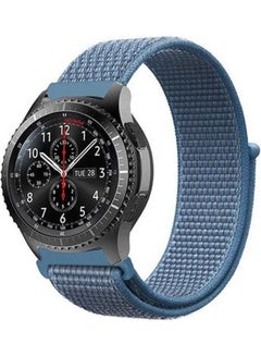 Buy Sports Series Woven Nylon Strap Smartwatch Band For Samsung Galaxy Gear S3 /Huawei GT/GT2/Honor Magic 2 Blue in Saudi Arabia