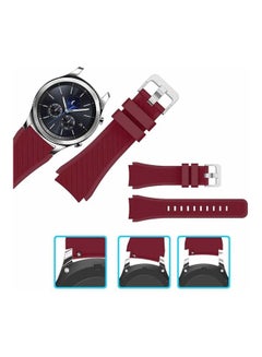 SE Sports Series Silicone Smartwatch Strap Band For Huawei Watch Gt1/Huawei  Watch Gt2 46mm/Galaxy S4 46mm/Samsung Active 2 44mm/Honor Magic 2 46mm  Maroon UAE | Dubai, Abu Dhabi