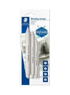 Buy 4-Piece Mars Estompe Blending Stumps White in UAE