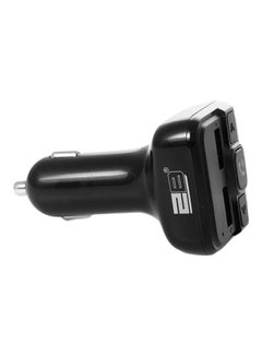 Buy 2 In 1 Dual Port Car Charger With Blutooth FM Transmitter Black in Egypt