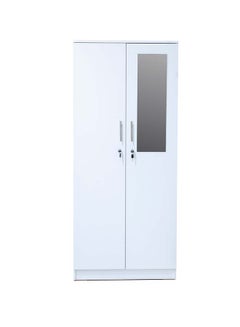 اشتري Cosmic Wooden Wardrobe أبيض 185x80x 40سم في الامارات