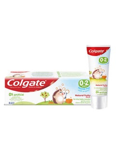 Buy Kids Toothpaste Natural Fruity Flavour 40ml in UAE