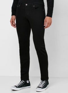 Buy Glenn Slim Fit Jeans Black in UAE