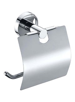 Buy Toilet Paper Holder Silver 13 x 14cm in UAE