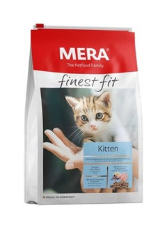 Buy Kitten Finest Fit Dry Food Pack White/Red 1.5kg in UAE