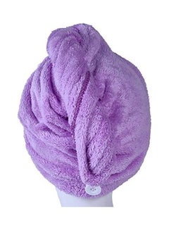 Buy Ultra Absorbent Hair Drying Towel Purple in Egypt