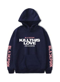 Buy Printed Sweatshirt Navy in UAE