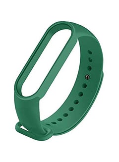 Buy Replacement Watch Strap For Xiaomi Mi Band 5 Green in Saudi Arabia