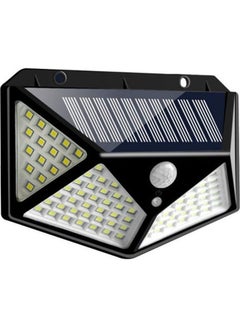 Buy 100 LED Solar Motion Sensor Power Light Black 130x95mm in UAE