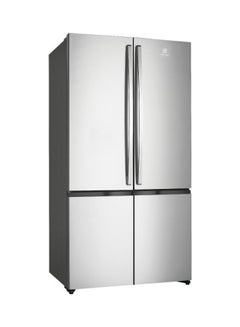 Buy 600L Gross - 397L Net Capacity  4 Door Side by Side Refrigerator, French door, No Frost, Inverter Compressor, Steel, Made in Thailand, Min 1 Year Manufacturer Warranty 232 W EQA6000X Silver in UAE